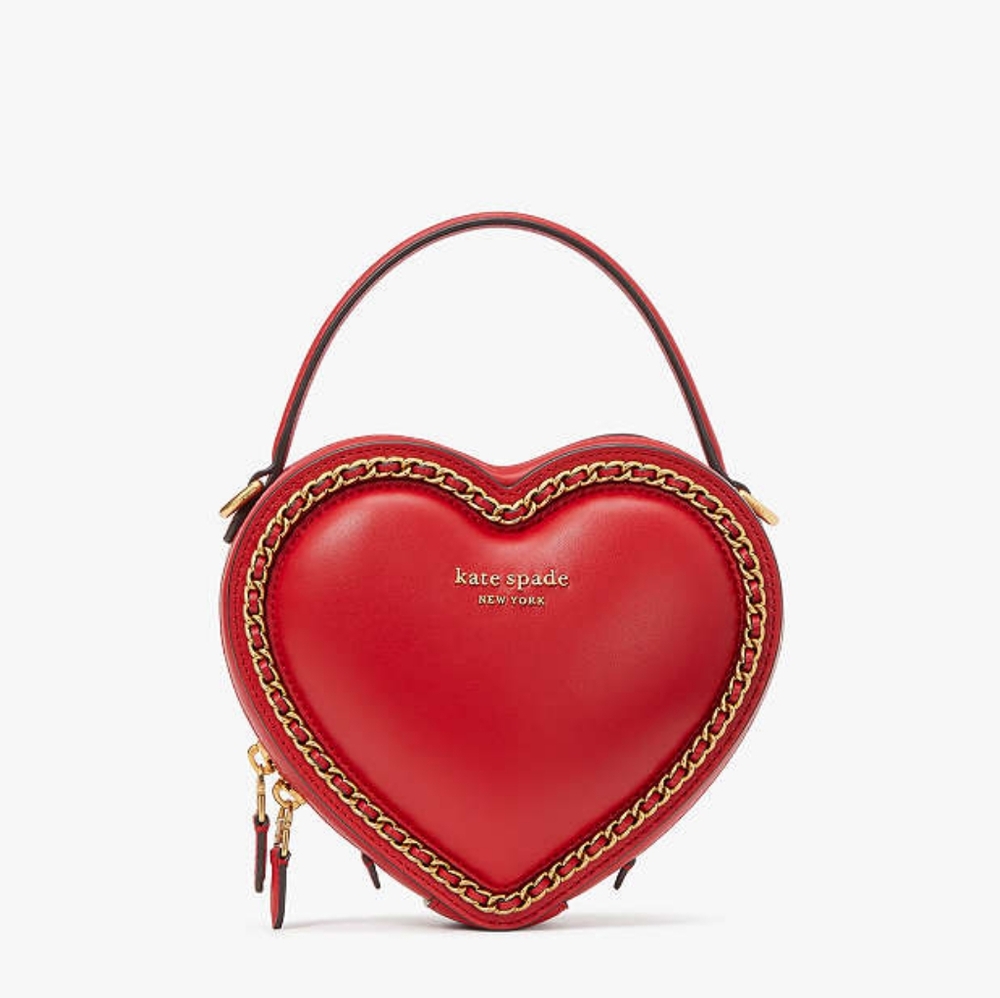 NWT Kate Spade Amour 3D Heart Crossbody